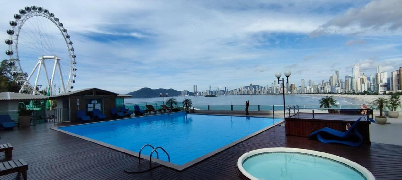 Studio pé na areia Balneário Camboriú Esterno foto
