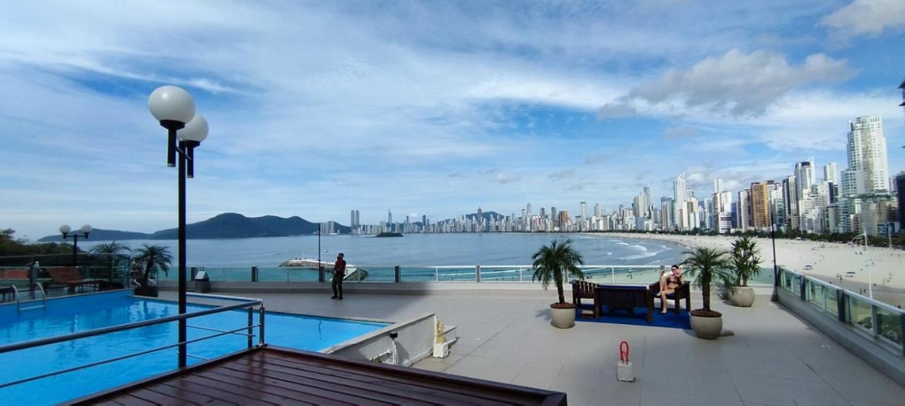 Studio pé na areia Balneário Camboriú Esterno foto