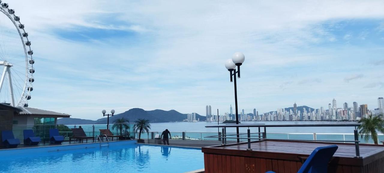 Studio pé na areia Balneário Camboriú Esterno foto