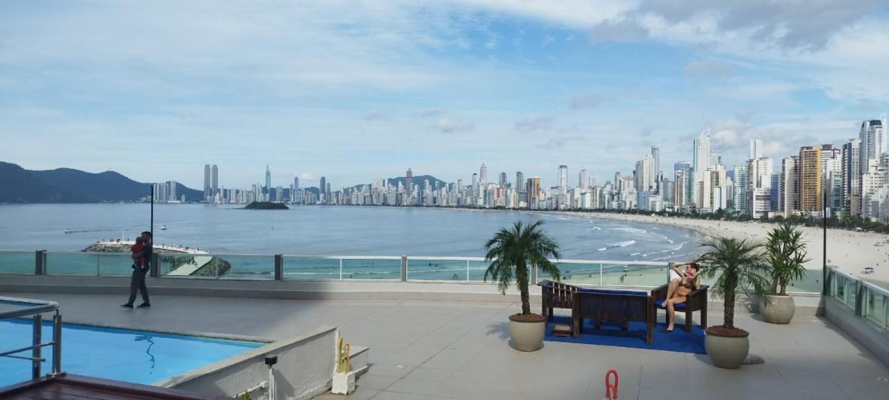 Studio pé na areia Balneário Camboriú Esterno foto