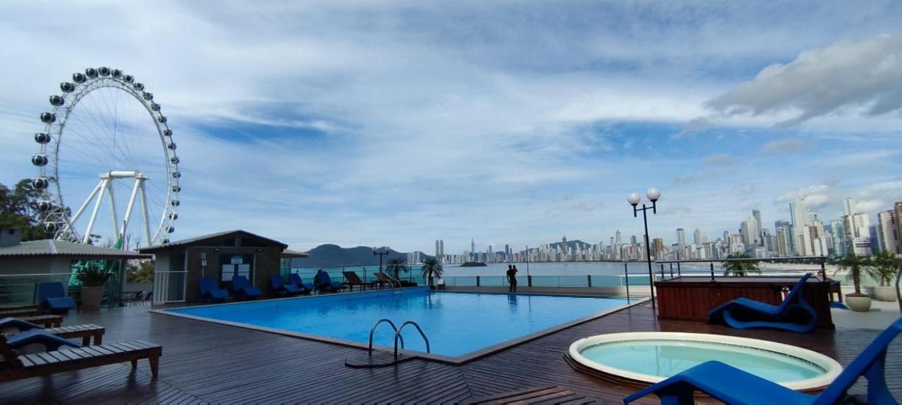 Studio pé na areia Balneário Camboriú Esterno foto