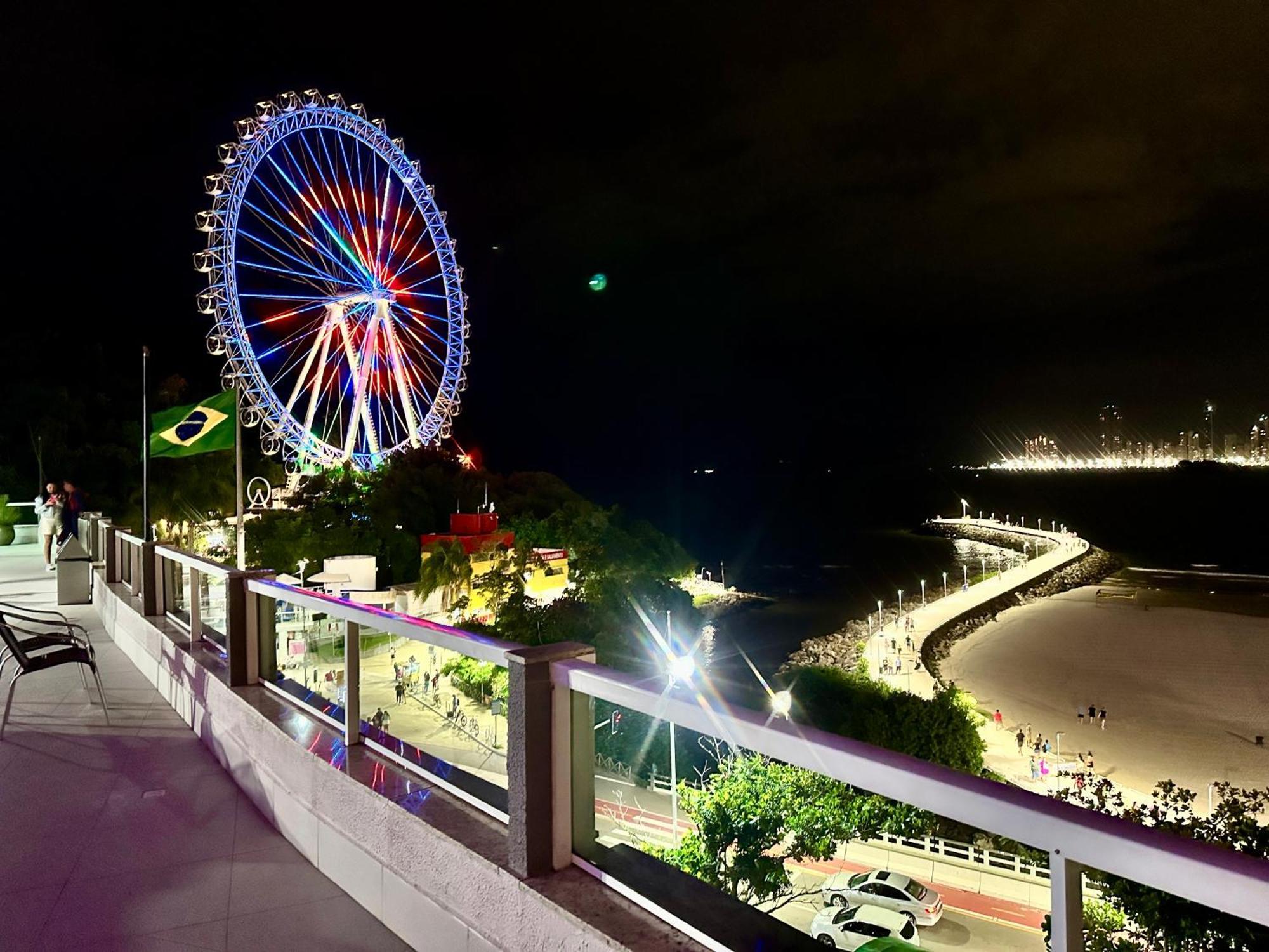 Studio pé na areia Balneário Camboriú Esterno foto