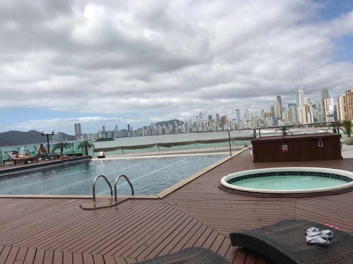 Studio pé na areia Balneário Camboriú Esterno foto