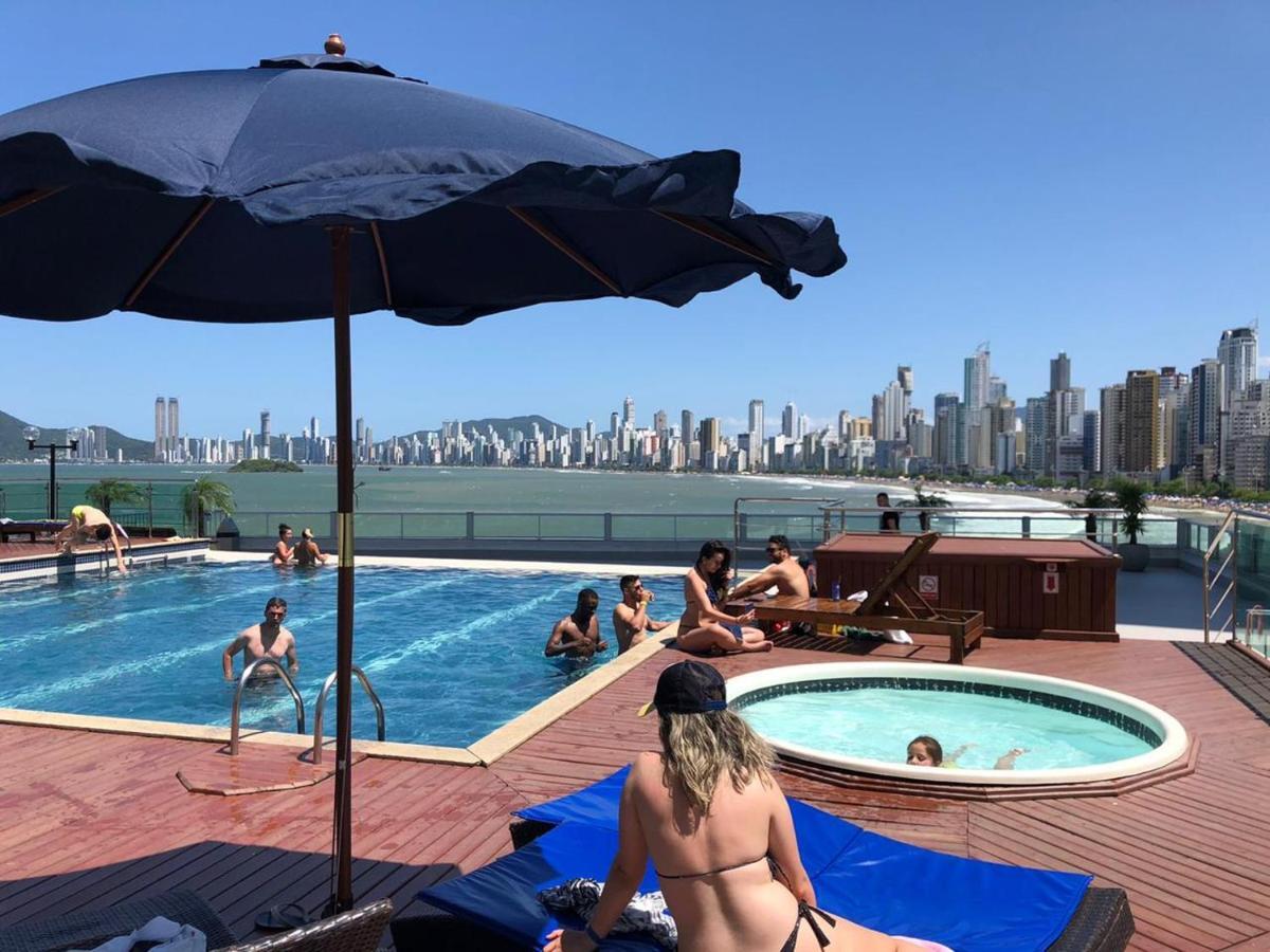 Studio pé na areia Balneário Camboriú Esterno foto
